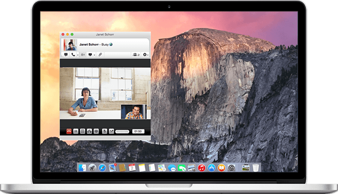 skype for business video conferencing mac